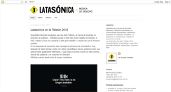 Desktop Screenshot of latasonica.blogspot.com