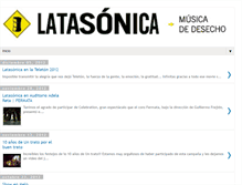 Tablet Screenshot of latasonica.blogspot.com