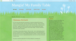 Desktop Screenshot of mangiamyfamilytable.blogspot.com