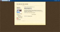 Desktop Screenshot of elblogdedori.blogspot.com