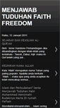 Mobile Screenshot of menjawabfaithfreedom.blogspot.com