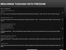 Tablet Screenshot of menjawabfaithfreedom.blogspot.com