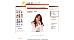 Desktop Screenshot of club-des-gty.blogspot.com