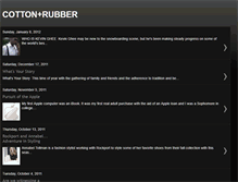Tablet Screenshot of cottonandrubber.blogspot.com
