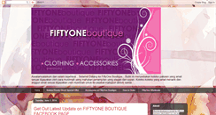 Desktop Screenshot of fiftyoneboutique.blogspot.com