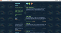 Desktop Screenshot of matthewrocks.blogspot.com