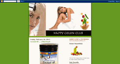 Desktop Screenshot of happycolonclub.blogspot.com