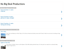 Tablet Screenshot of nobigdealproductions.blogspot.com