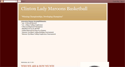 Desktop Screenshot of ladymaroonbasketball.blogspot.com