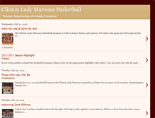 Tablet Screenshot of ladymaroonbasketball.blogspot.com