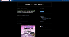 Desktop Screenshot of divasbeyondbelief.blogspot.com