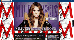 Desktop Screenshot of mileyaroundworld.blogspot.com