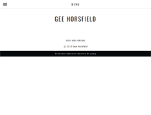 Tablet Screenshot of geehorsfield.blogspot.com