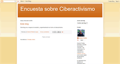 Desktop Screenshot of ciberactivismo.blogspot.com