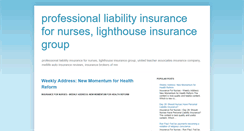 Desktop Screenshot of liabilityinsuranceprofessional.blogspot.com