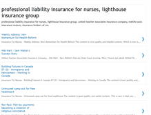 Tablet Screenshot of liabilityinsuranceprofessional.blogspot.com