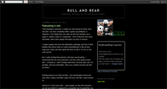 Desktop Screenshot of bullybear.blogspot.com