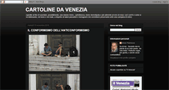 Desktop Screenshot of cartolinedavenezia.blogspot.com