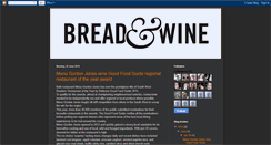 Desktop Screenshot of breadandwine.blogspot.com