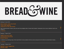 Tablet Screenshot of breadandwine.blogspot.com