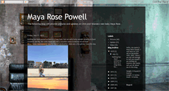 Desktop Screenshot of mayarosepowell.blogspot.com