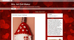 Desktop Screenshot of mrsartdollmaker.blogspot.com