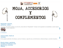 Tablet Screenshot of modaaccesoriosycomplementos.blogspot.com