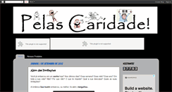 Desktop Screenshot of pelascaridade.blogspot.com