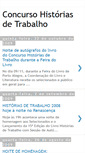 Mobile Screenshot of concursohistoriasdetrabalho.blogspot.com