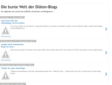 Tablet Screenshot of kunterbunte-diaetenwelt.blogspot.com
