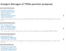 Tablet Screenshot of grzegorzmiecugow.blogspot.com