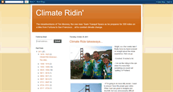 Desktop Screenshot of climaterideblog.blogspot.com