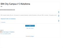 Tablet Screenshot of idmcitycampus3-kotahena.blogspot.com