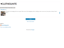 Tablet Screenshot of clothesunite.blogspot.com