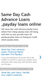 Mobile Screenshot of cheappaydayloansuk.blogspot.com