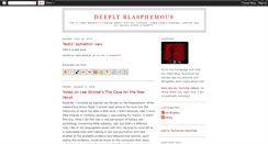 Desktop Screenshot of deeplyblasphemous.blogspot.com