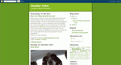 Desktop Screenshot of haustier-futter.blogspot.com