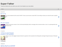 Tablet Screenshot of beingsuperfather.blogspot.com