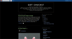 Desktop Screenshot of gotchucks.blogspot.com