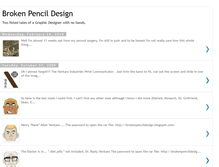Tablet Screenshot of brokenpencildesign.blogspot.com