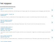Tablet Screenshot of hot-myspace-gn.blogspot.com
