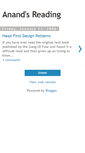 Mobile Screenshot of anandreading.blogspot.com