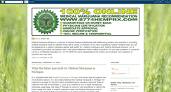 Desktop Screenshot of medicalmarijuanaadvisorsllc.blogspot.com