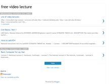 Tablet Screenshot of freevideolecture.blogspot.com