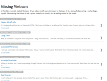 Tablet Screenshot of missingvietnam.blogspot.com