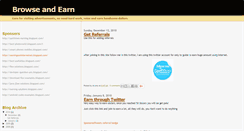 Desktop Screenshot of earningsoninternetnet.blogspot.com