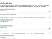 Tablet Screenshot of myjoymybaby.blogspot.com