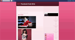 Desktop Screenshot of facebookcutegirls.blogspot.com