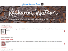 Tablet Screenshot of katharinewatson.blogspot.com