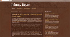 Desktop Screenshot of johnnybeyer1000.blogspot.com